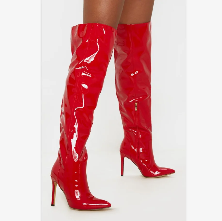 INS HOT Women over-the-knee Boots Crocodile pattern +flock+Patent leather Europe and America online celebrity women's long boots
INS HOT Women over-the-knee Boots Crocodile pattern +flock+Patent leather Europe and America online celebrity women's long boots