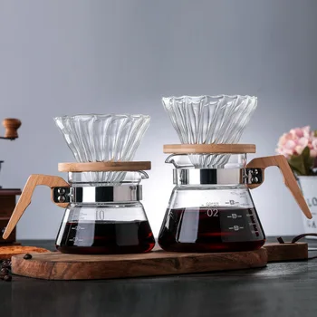 400ml/600ml Glass Coffee Pot V60 Tea pots Coffee Server Tools Tea Pot Heat-resistant Glass Can Be Directly Open Flame Heating
400ml/600ml Glass Coffee Pot V60 Tea pots Coffee Server Tools Tea Pot Heat-resistant Glass Can Be Directly Open Flame Heating