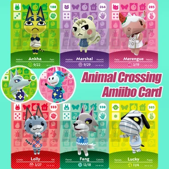 Animal Crossing New Horizons Game Amiibo Card For NS Switch 3DS Game Lobo Card Set NFC Cards Hot Villager Marshal Ankha
Animal Crossing New Horizons Game Amiibo Card For NS Switch 3DS Game Lobo Card Set NFC Cards Hot Villager Marshal Ankha