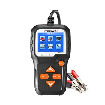 New KW650 Battery Tester 12V 6V Car Motorcycle Battery System Analyzer Test Tools
New KW650 Battery Tester 12V 6V Car Motorcycle Battery System Analyzer Test Tools