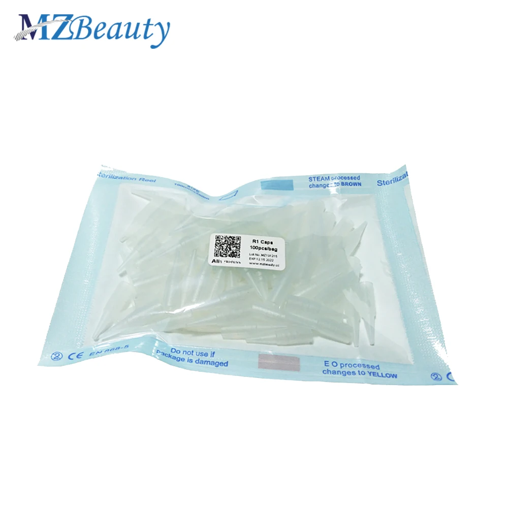 R1 Needle Caps Permanent Makeup Needle-Tip Single Tattoo Nozzle For PMU Eyebrow Machine Gun Sterilized Microblading Accessories
R1 Needle Caps Permanent Makeup Needle-Tip Single Tattoo Nozzle For PMU Eyebrow Machine Gun Sterilized Microblading Accessories