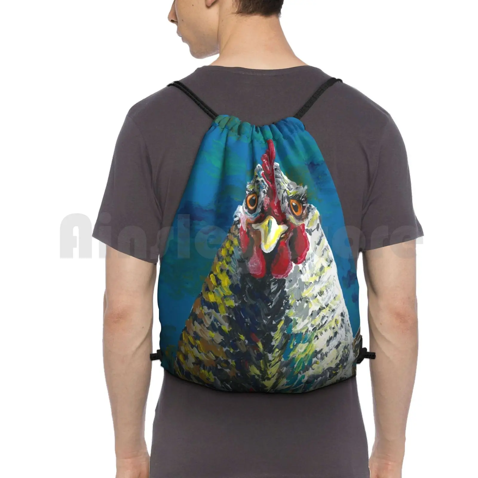 Chicken Art , Colorful Hen Art Backpack Drawstring Bag Riding Climbing Gym Bag Chicken Art Colorful Chicken Colorful
Chicken Art , Colorful Hen Art Backpack Drawstring Bag Riding Climbing Gym Bag Chicken Art Colorful Chicken Colorful