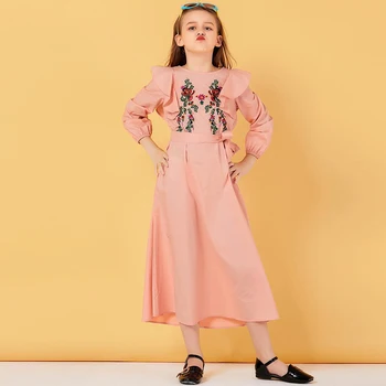Pink Embroidery Girls Kids Abaya Dubai Hijab Muslim Dress Turkey Oman Abayas For Children Islam Kaftan Caftan Islamic Clothing
Pink Embroidery Girls Kids Abaya Dubai Hijab Muslim Dress Turkey Oman Abayas For Children Islam Kaftan Caftan Islamic Clothing
