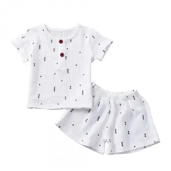 Toddler Kids Baby Girl Clothes Sets Cute Cactus Print Button T-shirt Tops + Shorts 2pcs Outfits Summer Newborn Clothes Set 
Toddler Kids Baby Girl Clothes Sets Cute Cactus Print Button T-shirt Tops + Shorts 2pcs Outfits Summer Newborn Clothes Set