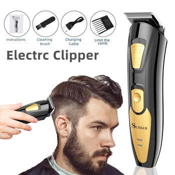 SURKER Electric Hair Clippers Men Grooming Machine Cordless Hair Trimmer Cutting Machine Professional Haircut Beard Cutter
SURKER Electric Hair Clippers Men Grooming Machine Cordless Hair Trimmer Cutting Machine Professional Haircut Beard Cutter