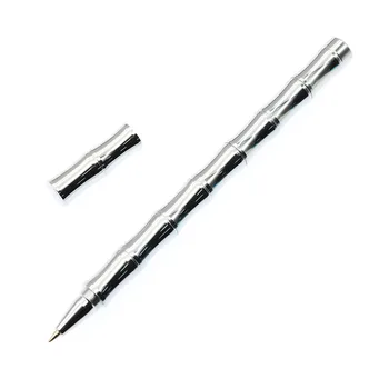 Handmade Bamboo High-End Luxury Metal Silver Pen Refill Neutral Ballpoint Pen Child Student Gift Office School Stationery
Handmade Bamboo High-End Luxury Metal Silver Pen Refill Neutral Ballpoint Pen Child Student Gift Office School Stationery