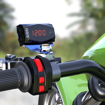 TIOODRE Digital Voltmeter Digital LED Display Meters 12V 3 In 1 Clock Thermometer Indicator Gauge Panel Meter For Car Motorcycle
TIOODRE Digital Voltmeter Digital LED Display Meters 12V 3 In 1 Clock Thermometer Indicator Gauge Panel Meter For Car Motorcycle