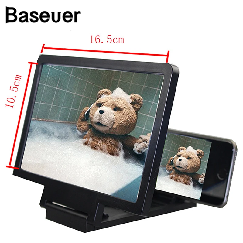 Baseuer 3D Screen Amplifier Phone Magnifying HD Stand for Video Folding Screen Enlarged Eyes Protection Enlarged Expander Holder
Baseuer 3D Screen Amplifier Phone Magnifying HD Stand for Video Folding Screen Enlarged Eyes Protection Enlarged Expander Holder