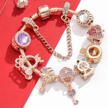TOGORY High Quality Silver Plated Love Pendants Charm Bracelets For Women Fits Silver Color Snake Chain Bracelet Jewelry Gift
TOGORY High Quality Silver Plated Love Pendants Charm Bracelets For Women Fits Silver Color Snake Chain Bracelet Jewelry Gift