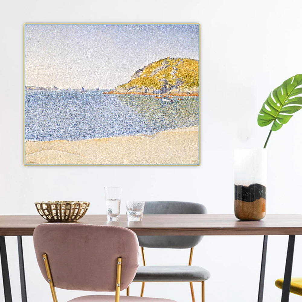 Citon Paul Signac《Port of Saint Cast》Pointillism Canvas Oil Painting Artwork Poster Picture Wall Decor Home Decoration
Citon Paul Signac《Port of Saint Cast》Pointillism Canvas Oil Painting Artwork Poster Picture Wall Decor Home Decoration