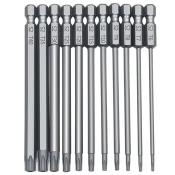 11/12pcs Tamper Proof Security Drill Bit Set Torx Screwdriver Flat Head 1/4" Hex
11/12pcs Tamper Proof Security Drill Bit Set Torx Screwdriver Flat Head 1/4" Hex