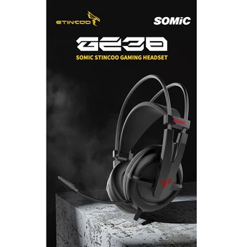 AM05-SOMIC Over-Ear Gaming Headset for PC,PS4, One with Noise Canceling Mic 3D Surround Sound 3.5mm Wired Headphone
AM05-SOMIC Over-Ear Gaming Headset for PC,PS4, One with Noise Canceling Mic 3D Surround Sound 3.5mm Wired Headphone