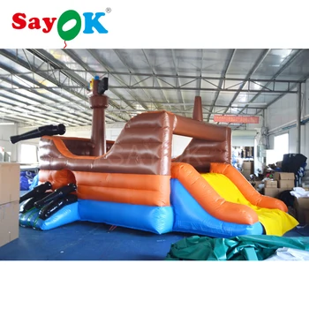 6x3.3x3.5m PVC Inflatable Pirate Ship Inflatable Bounce Slide for Kids with Air Blower for Commercial/Playground/Park/Event
6x3.3x3.5m PVC Inflatable Pirate Ship Inflatable Bounce Slide for Kids with Air Blower for Commercial/Playground/Park/Event