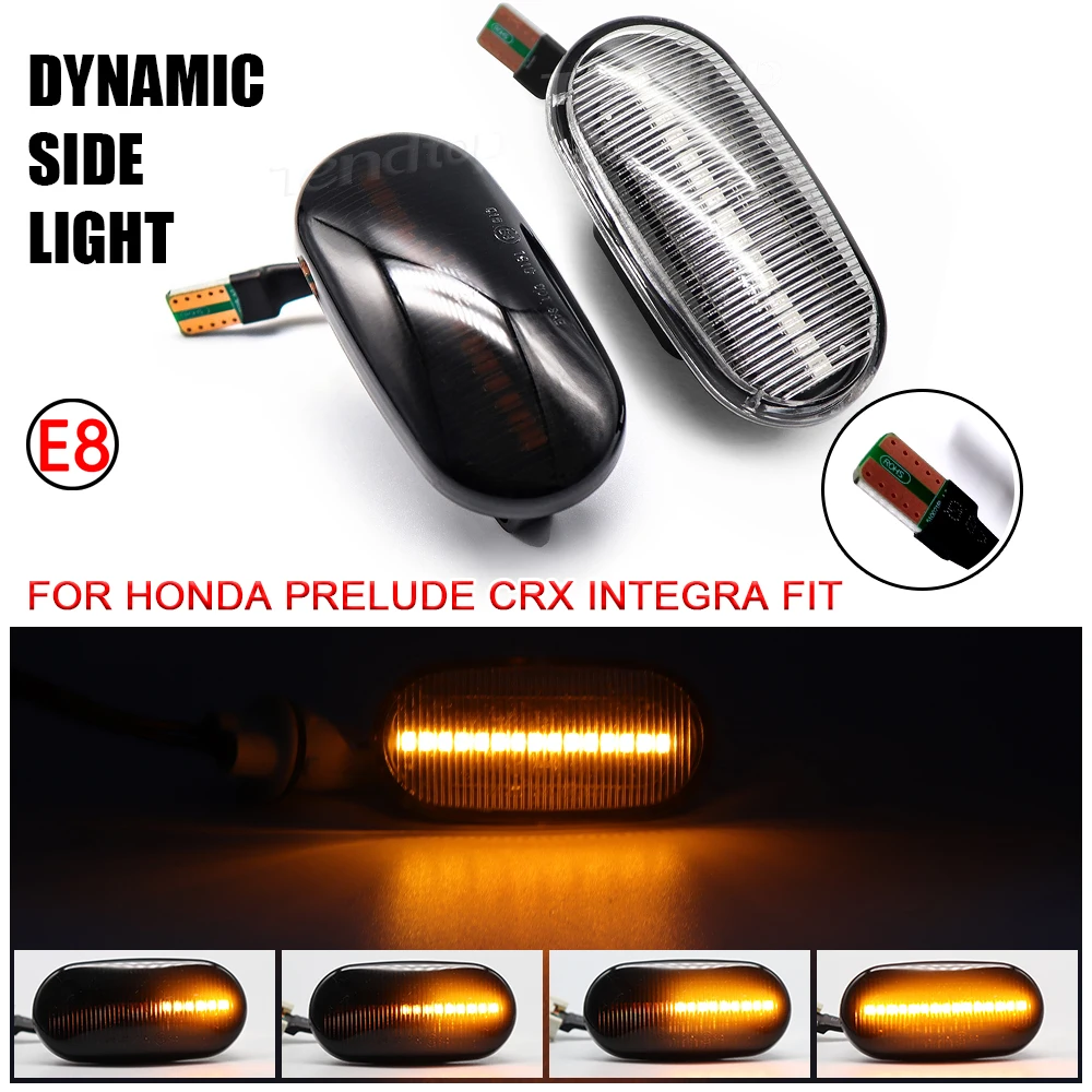 For HONDA Acura Civic Prelude CRX S2000 Integra Fit Del Sol Dynamic Flowing Led Side Marker Turn Signal Light Car Accessories
For HONDA Acura Civic Prelude CRX S2000 Integra Fit Del Sol Dynamic Flowing Led Side Marker Turn Signal Light Car Accessories