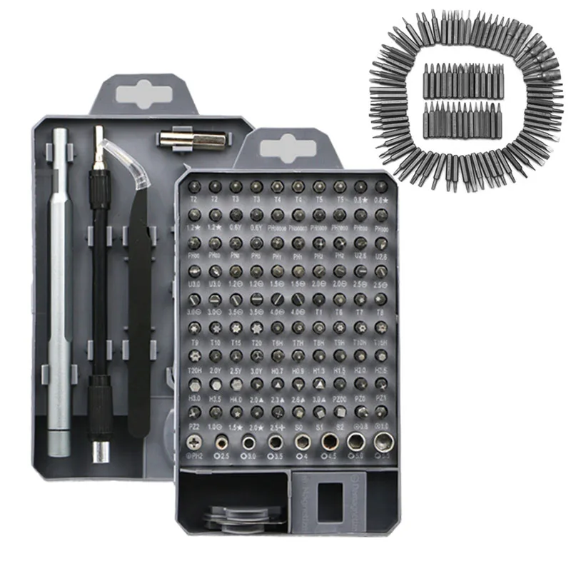 Screwdriver Set 115/112/31 in 1 Precision Repair Hand Tool Kit Magnetic Torx Hex Screwdriver Bit Set For Repair Phone Device
Screwdriver Set 115/112/31 in 1 Precision Repair Hand Tool Kit Magnetic Torx Hex Screwdriver Bit Set For Repair Phone Device