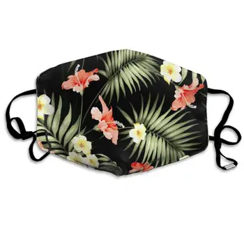 AGRBLUEN Unisex Breathable Reusable Hawaii Hawaiian Tropical Flowers and Jungle Palms Mouth Mask, Adjustable Earloop Anti Dust 
AGRBLUEN Unisex Breathable Reusable Hawaii Hawaiian Tropical Flowers and Jungle Palms Mouth Mask, Adjustable Earloop Anti Dust