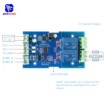 Modbus RTU Relay Module Switch Input & Output RS485/TTL Communication Modbus Controlled Modbus Relay Anti-reverse Protection
Modbus RTU Relay Module Switch Input & Output RS485/TTL Communication Modbus Controlled Modbus Relay Anti-reverse Protection