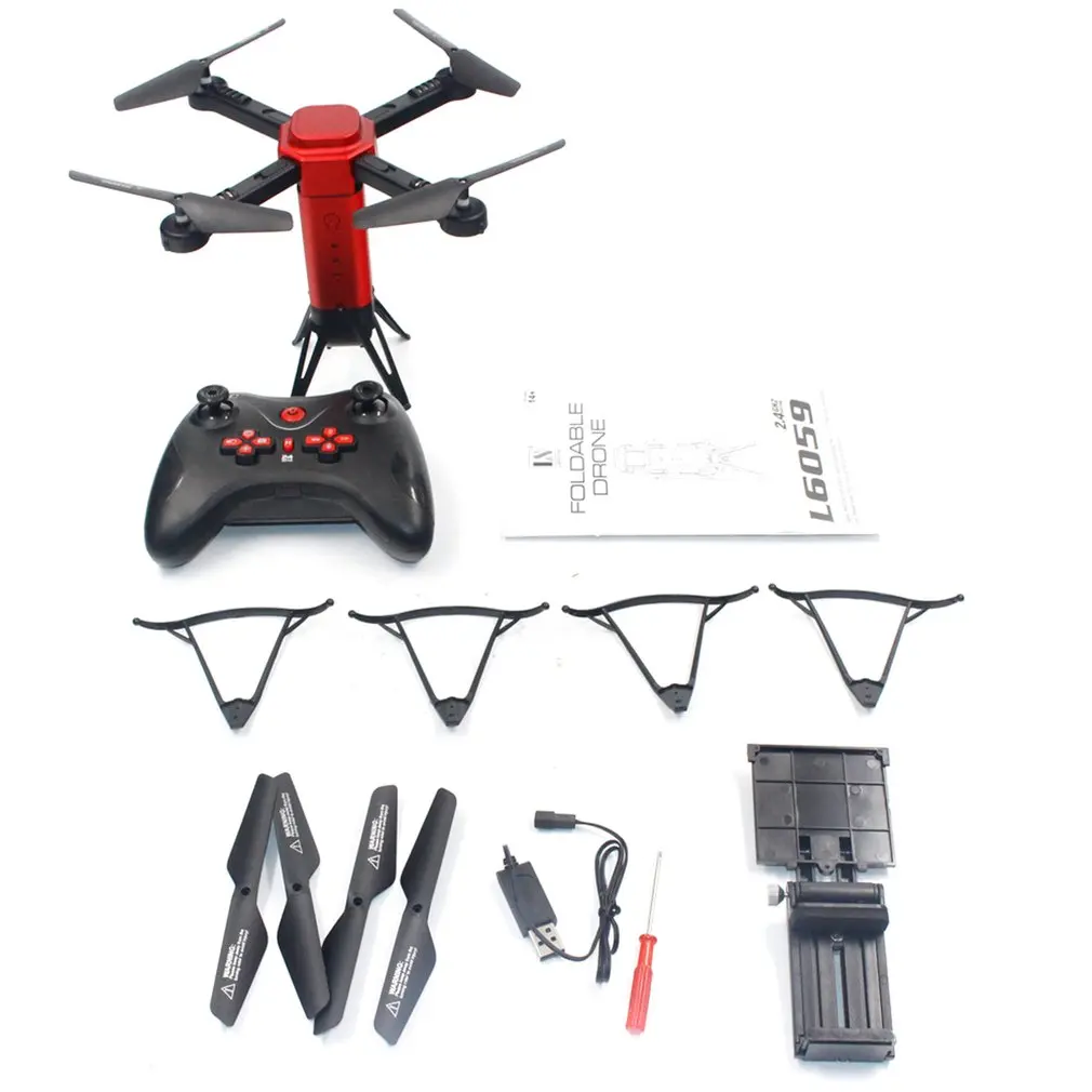 L6062Pro Smart Selfie RC Foldable Quadcopter Drone Aircraft with FPV 720P HD Wide Angle Camera Altitude Hold Headless Mode Drone
L6062Pro Smart Selfie RC Foldable Quadcopter Drone Aircraft with FPV 720P HD Wide Angle Camera Altitude Hold Headless Mode Drone