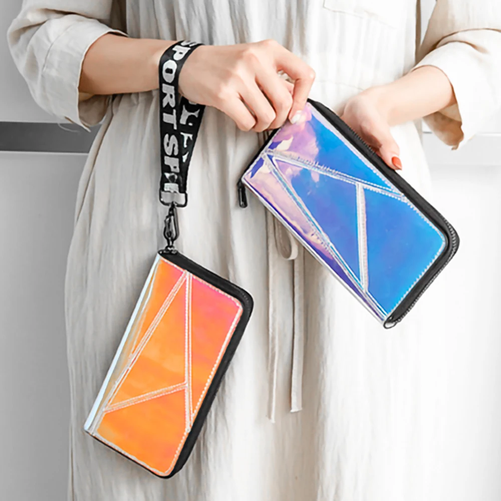 Women's Wallet monederos para mujer monedas y tarjetas Cute Shiny Laser Luxury Clutch Bag Ladies Wallet Personality Trend Style
Women's Wallet monederos para mujer monedas y tarjetas Cute Shiny Laser Luxury Clutch Bag Ladies Wallet Personality Trend Style