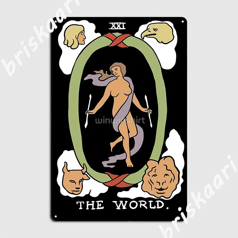 Tarot The World Metal Plaque Poster Custom Club Home Painting Décor Garage Club Tin sign Posters
Tarot The World Metal Plaque Poster Custom Club Home Painting Décor Garage Club Tin sign Posters