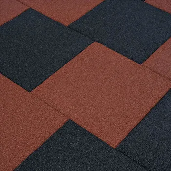 6 pcs Rubber Tiles Fall Protection Tiles Rubber Home/Commercial Gym garage Rubber Extra Thick Mat Flooring Tile 50x50x3 cm Red 
6 pcs Rubber Tiles Fall Protection Tiles Rubber Home/Commercial Gym garage Rubber Extra Thick Mat Flooring Tile 50x50x3 cm Red