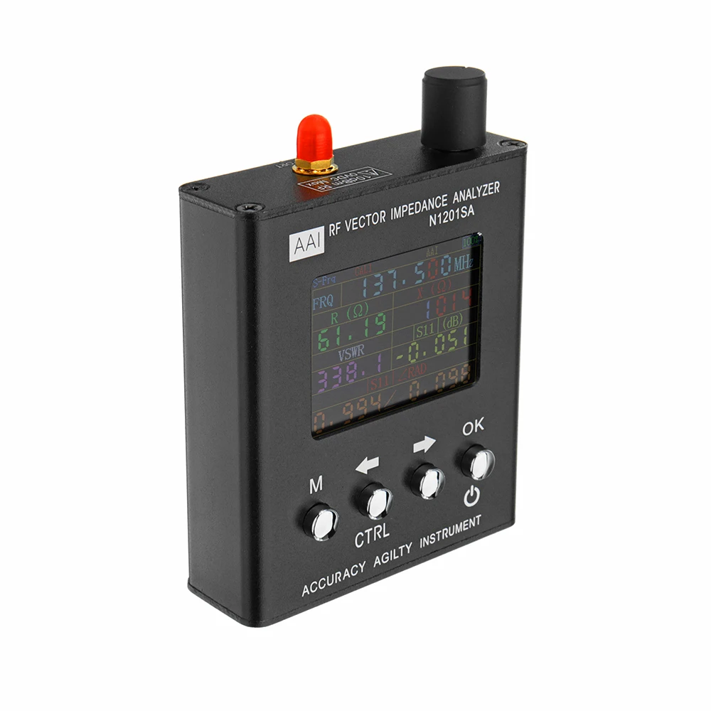 Antenna Analyzer N1201SA SWR Antenna Analyzers 140MHz - 2.7GHz SWR Meter Antenna Tester UV RF Vector Impedance ANT
Antenna Analyzer N1201SA SWR Antenna Analyzers 140MHz - 2.7GHz SWR Meter Antenna Tester UV RF Vector Impedance ANT