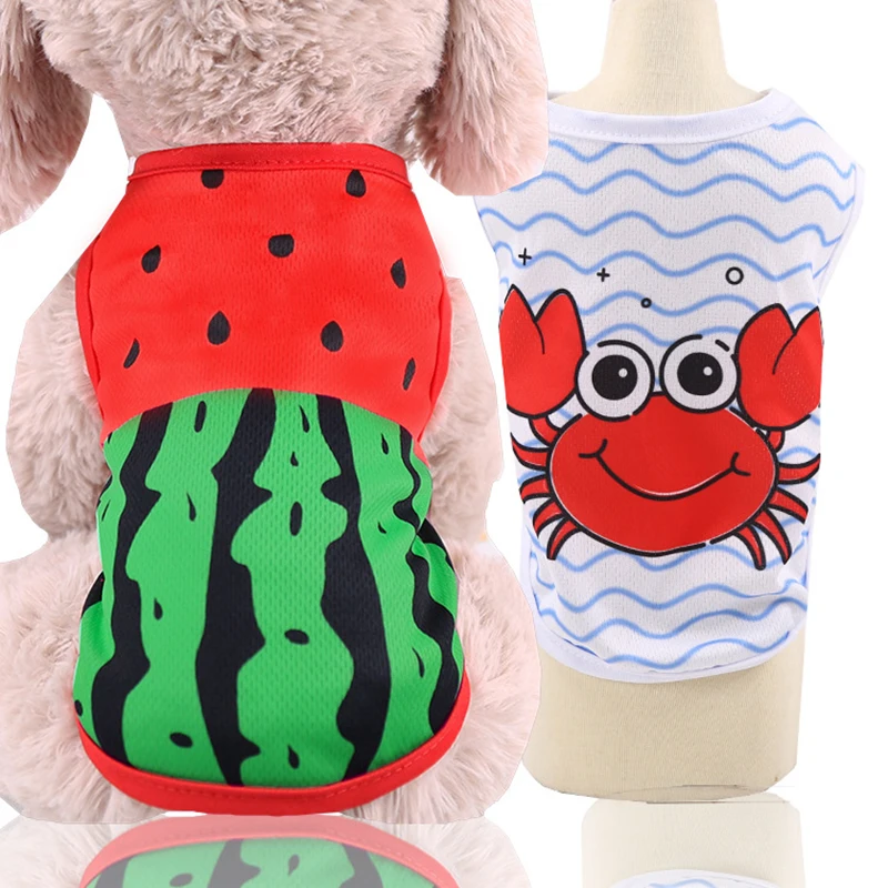 Pet Clothes Summer Mesh Breathable Clothes For Small Dogs Cat Vest Cool Funny Pet Clothes Cartoon Chihuahua Clothes T-Shirt XS
Pet Clothes Summer Mesh Breathable Clothes For Small Dogs Cat Vest Cool Funny Pet Clothes Cartoon Chihuahua Clothes T-Shirt XS