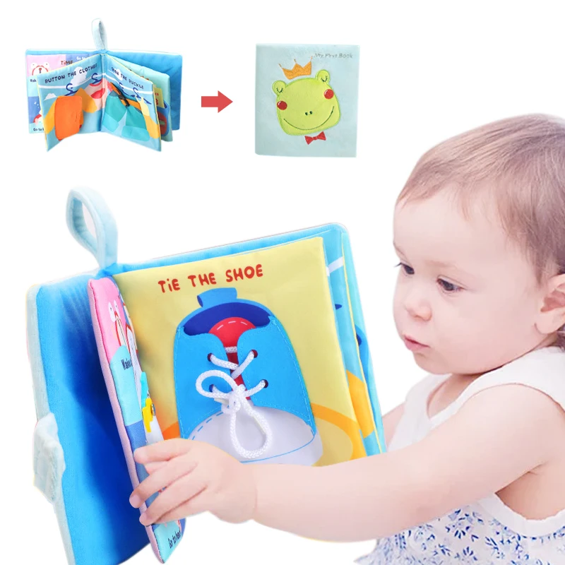 Baby Cloth Book Soft Washable 3D Parent-Children Interactive My First Book Practice Hand Early Learning Fun Lace Cloth Book
Baby Cloth Book Soft Washable 3D Parent-Children Interactive My First Book Practice Hand Early Learning Fun Lace Cloth Book