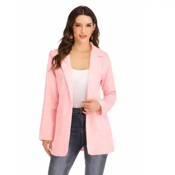 Brand New Arrival 2019 Women Long Sleeve Cardigan Fitted Jacket Suit Work Jacket Medium Lapel Casual Coat Cardigan small suit 
Brand New Arrival 2019 Women Long Sleeve Cardigan Fitted Jacket Suit Work Jacket Medium Lapel Casual Coat Cardigan small suit