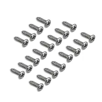 Musiclily Pro Countersunk Guitar Pickguard Mounting Screws for Epiphone, Nickel (Set of 20)