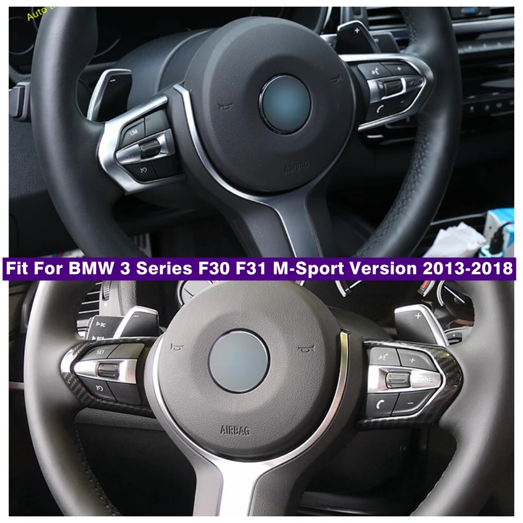 ABS Matte / Carbon Fiber Car Steering Wheel Button Decoration Cover Trim Frame Fit For BMW 3 Series F30 F31 M-Sport Version
ABS Matte / Carbon Fiber Car Steering Wheel Button Decoration Cover Trim Frame Fit For BMW 3 Series F30 F31 M-Sport Version