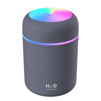 300ML USB Air Humidifer Aroma Essential Oil Diffuser with Romantic Lamp Mist Maker Aromatherapy Humidifiers for Home Gray
300ML USB Air Humidifer Aroma Essential Oil Diffuser with Romantic Lamp Mist Maker Aromatherapy Humidifiers for Home Gray