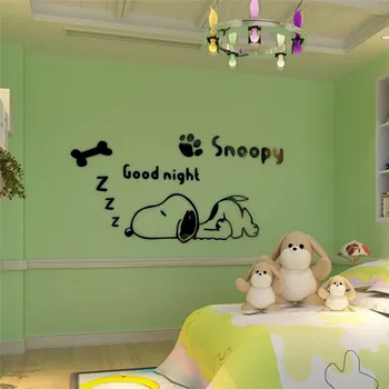 Snoopy Dog Cartoon 3D Wall Sticker Home Kids Room Bedroom Wall Decorations Living Room Pegatinas wallpaper quarto 
Snoopy Dog Cartoon 3D Wall Sticker Home Kids Room Bedroom Wall Decorations Living Room Pegatinas wallpaper quarto