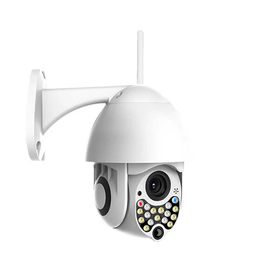 HD 1080P Security Wifi Wireless IP Camera 17 LEDs 3 Night Vision Modes Smart Wifi IP Camera IP66 Two-way Audio Outdoor Monitor
HD 1080P Security Wifi Wireless IP Camera 17 LEDs 3 Night Vision Modes Smart Wifi IP Camera IP66 Two-way Audio Outdoor Monitor
