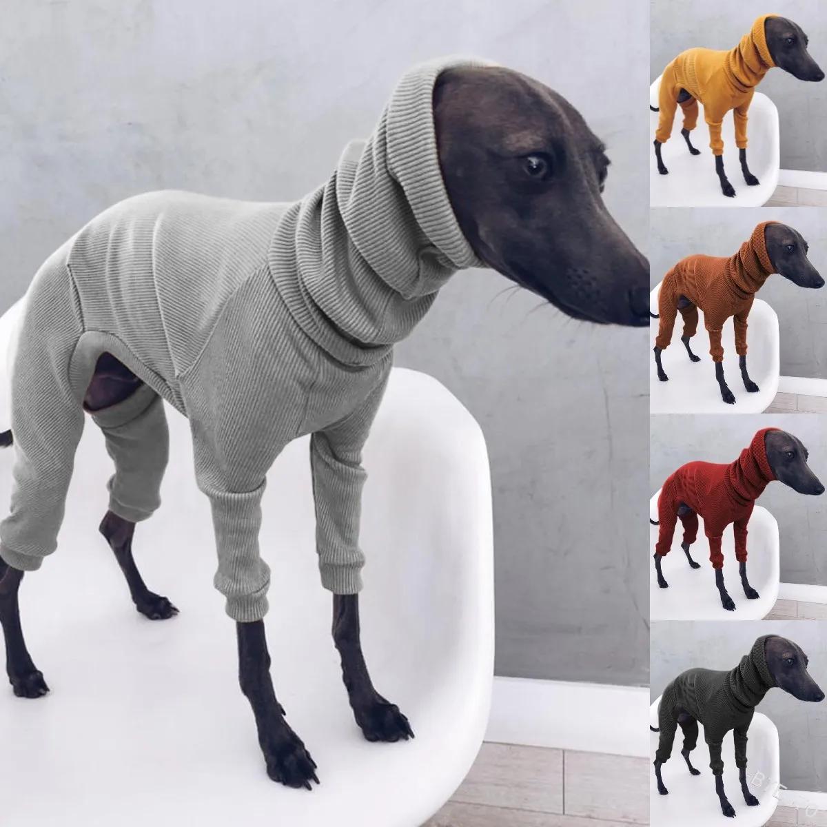 Wholesale Italian Greyhound Dog Clothes Comfortable Dog Jumpsuit for Small Medium Large Big Dogs Shepherd Pet Turtleneck Pajamas
Wholesale Italian Greyhound Dog Clothes Comfortable Dog Jumpsuit for Small Medium Large Big Dogs Shepherd Pet Turtleneck Pajamas