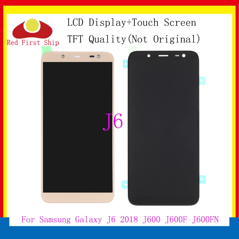 10 шт./лот TFT ЖК дисплей для Samsung Galaxy J6 2018 J600F J600 с сенсорным экраном в сборе полная
