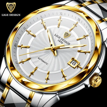 2020 New LIGE Sword-Shaped Pointer Automatic Mechanical Watch Luxury Tungsten Steel 50m Waterproof Business Watch Men Watches
2020 New LIGE Sword-Shaped Pointer Automatic Mechanical Watch Luxury Tungsten Steel 50m Waterproof Business Watch Men Watches