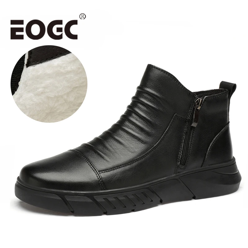 Natural Cow Leather Men Boots size 36~46 Handmade Warm Winter shoes Men Genuine leather Ankle snow boots for men shoes
Natural Cow Leather Men Boots size 36~46 Handmade Warm Winter shoes Men Genuine leather Ankle snow boots for men shoes