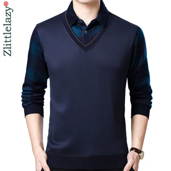 2019 casual fake two pieces polo shirt men poloshirt jersey plaid mens winter thick warm polos tee shirts dress fashions 02101
2019 casual fake two pieces polo shirt men poloshirt jersey plaid mens winter thick warm polos tee shirts dress fashions 02101