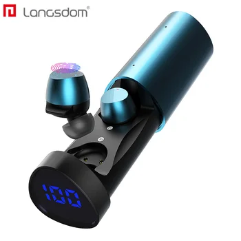 Langsdom 2019 TWS Wireless Earphone Bluetooth Headphones LED Power Display Headset For Phone Bluetooth Earbuds with Microphone
Langsdom 2019 TWS Wireless Earphone Bluetooth Headphones LED Power Display Headset For Phone Bluetooth Earbuds with Microphone