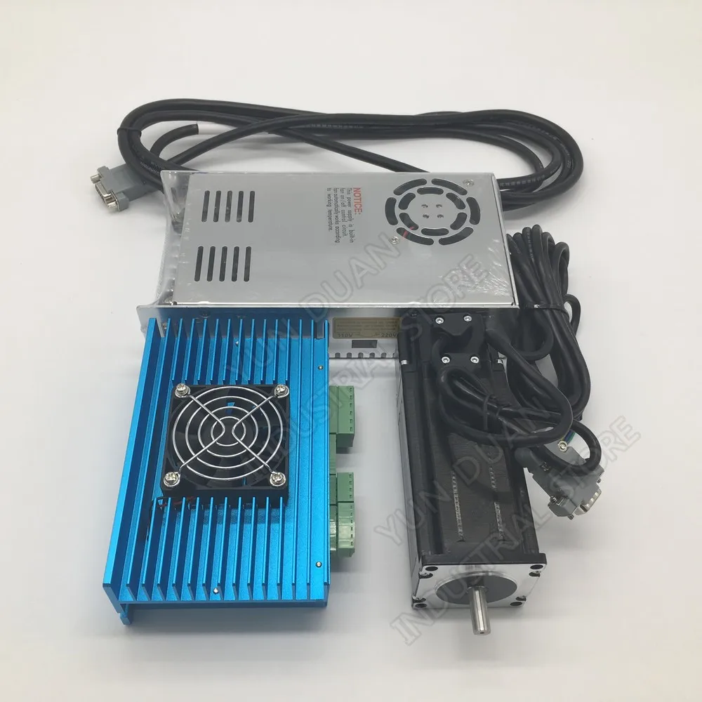 Nema23 2.2Nm 57MM AC DC DSP Closed Loop Stepper Motor Driver With Cooling fan & 400W Power Supply Hybird Encoder Easy Servo Kits
Nema23 2.2Nm 57MM AC DC DSP Closed Loop Stepper Motor Driver With Cooling fan & 400W Power Supply Hybird Encoder Easy Servo Kits