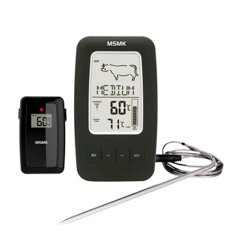 MK2245 Digital Food Thermometer Electronic BBQ Cooking Meat Water Milk Oven Thermometer Kitchen Tools Probe Wireless Alarm LCD
MK2245 Digital Food Thermometer Electronic BBQ Cooking Meat Water Milk Oven Thermometer Kitchen Tools Probe Wireless Alarm LCD