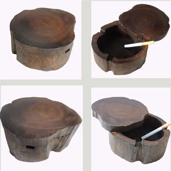 Crative Fashion Hot Selling Wood Color Southeast Asia Features Solid Wood Ashtray Personality Wooden With Lid Ashtray
Crative Fashion Hot Selling Wood Color Southeast Asia Features Solid Wood Ashtray Personality Wooden With Lid Ashtray