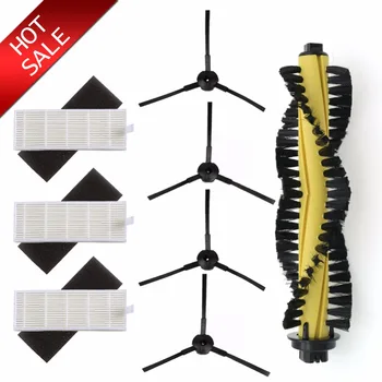 1*Main Brush+3*HEPA Filter+3*Sponge+4*Side Brushes for Robot Vacuum Cleaner Parts polaris chuwi ilife a4 T4 X432 X430 X431
1*Main Brush+3*HEPA Filter+3*Sponge+4*Side Brushes for Robot Vacuum Cleaner Parts polaris chuwi ilife a4 T4 X432 X430 X431