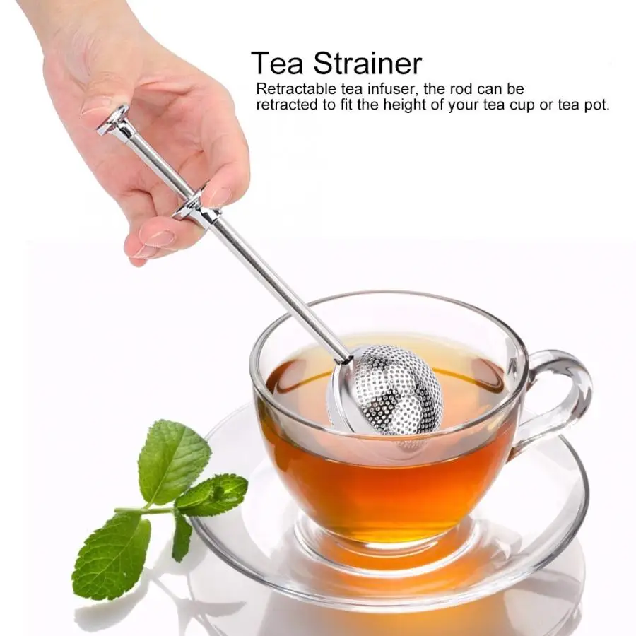 Stainless Steel Retractable Tea Ball Tea Infuser Strainer Filter Tea Making Accessories Tea Infusers Filter Kitchen Tools
Stainless Steel Retractable Tea Ball Tea Infuser Strainer Filter Tea Making Accessories Tea Infusers Filter Kitchen Tools