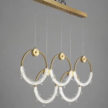 Nordic LED Crystal Pendant Lamp Lights Luxury Home Deco Lighting Light Fixtures Living Room Bedroom Hanging Lamp Loft Chandelier
Nordic LED Crystal Pendant Lamp Lights Luxury Home Deco Lighting Light Fixtures Living Room Bedroom Hanging Lamp Loft Chandelier
