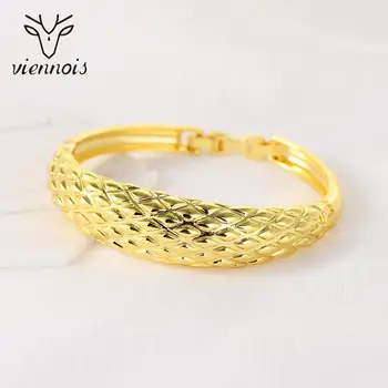 Viennois Gold plated Bangle Golden Eurodollar Sand Gold Round Rod Pulling Solid Wedding Bangle
Viennois Gold plated Bangle Golden Eurodollar Sand Gold Round Rod Pulling Solid Wedding Bangle
