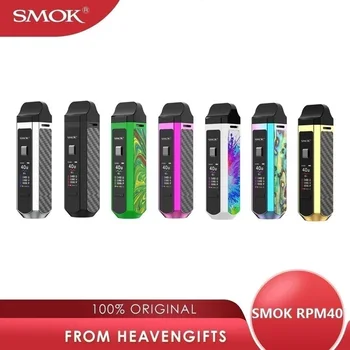 Original SMOK RPM40 Kit With 1500mah Battery & 4.3ml Pod Cartridge Pod System Box Mod Pod Kit Pod system vs VINCI Kit/ Drag nano
Original SMOK RPM40 Kit With 1500mah Battery & 4.3ml Pod Cartridge Pod System Box Mod Pod Kit Pod system vs VINCI Kit/ Drag nano