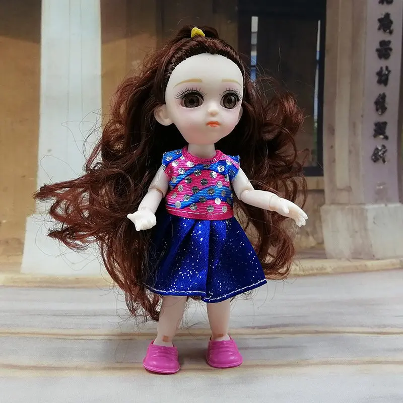 16CM Baby Dolls with Clothes Toys For Kids Sleeping Accompany Doll Beautiful Joint Cute Children Gift Toy
16CM Baby Dolls with Clothes Toys For Kids Sleeping Accompany Doll Beautiful Joint Cute Children Gift Toy