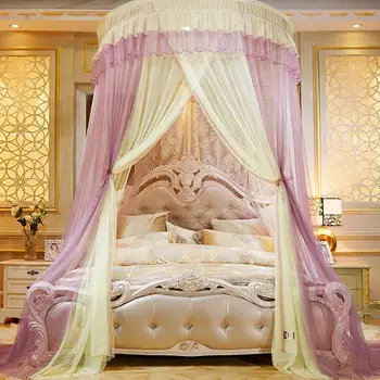 Romantic Hung Dome Bed Princess Round Mosquito Fly Insect Net for Bedroom Circular Curtain
Romantic Hung Dome Bed Princess Round Mosquito Fly Insect Net for Bedroom Circular Curtain